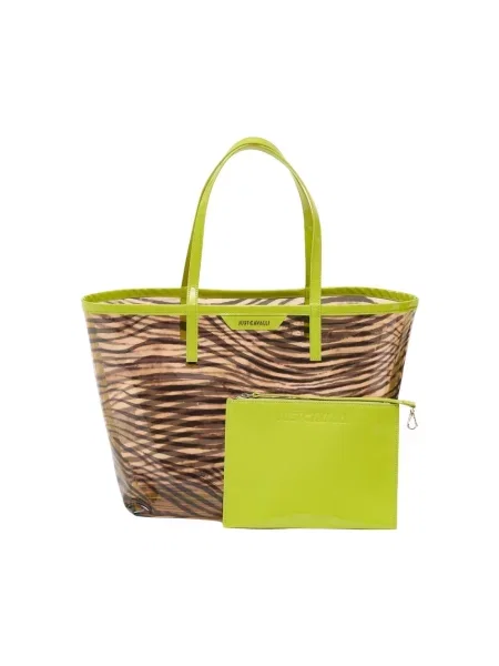 Torba plażowa Just Cavalli beżowa