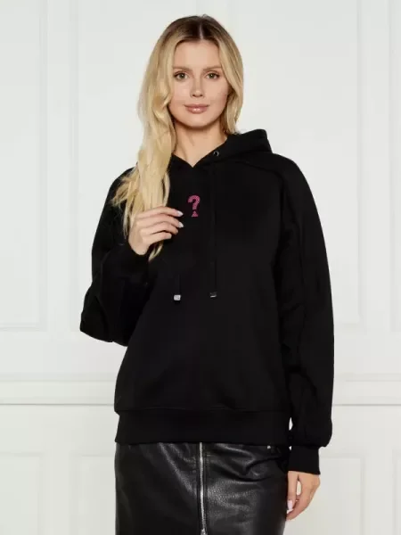 GUESS Hanorac ROSES negru