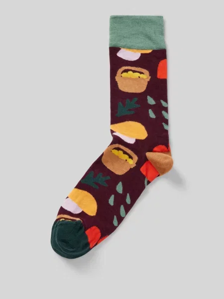 Skarpety z wyhaftowanym motywem model ‘Mushroom Crush’ Dillysocks
