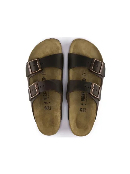 Klapki Birkenstock klasyczne brązowe