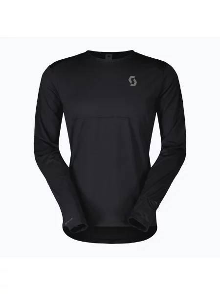Бягане тениска с дълъг ръкав Scott с дълъг ръкав черно