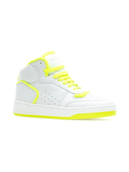 Sneakersy Saint Laurent skórzane białe