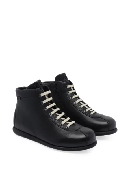 Botine Camper cu șireturi din dantelă negru