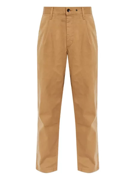 Pantaloni chino Rag & Bone plisate maro