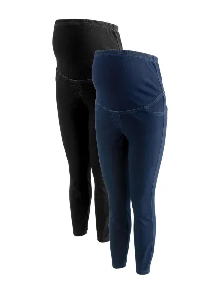 Next Leggings albastru negru