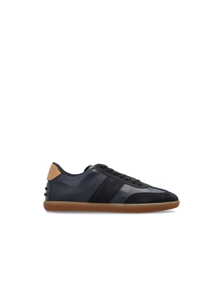 Sneakersy Tod's skórzane niebieskie