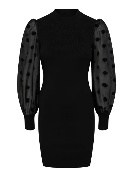 Y.A.S Rochie tricotat DOTME' negru