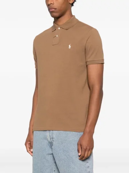 Polo Polo Ralph Lauren din satin cu model floral cu imagine albastru