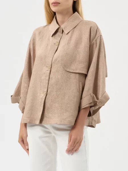 Рубашка Panicale Cashmere бежевая