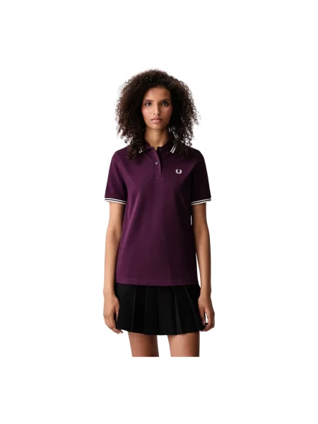 Koszula Fred Perry fioletowa
