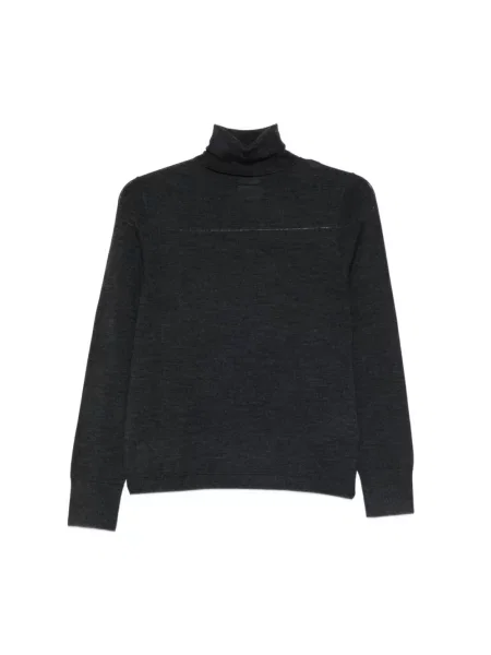 Sweter z golfem Allude do golfa czarny