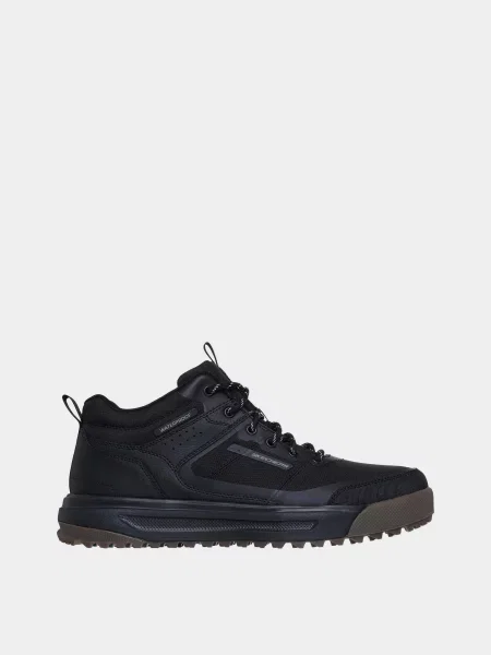 Кожаные ботинки Skechers черные