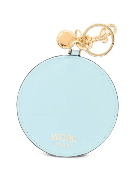 Colier Moschino din piele albastru