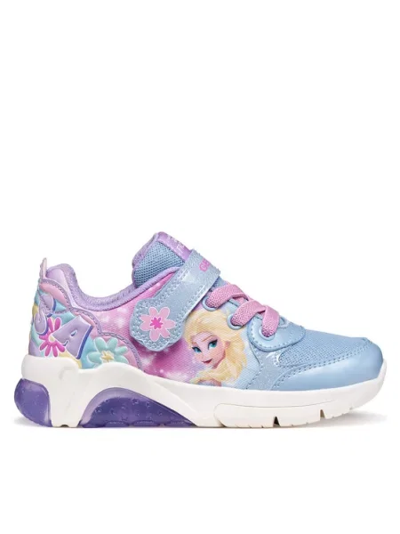 Geox Sneakersy J Fadinlight Girl D niebieski