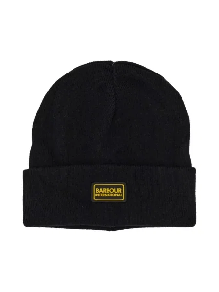 Czapka Barbour z logo czarna