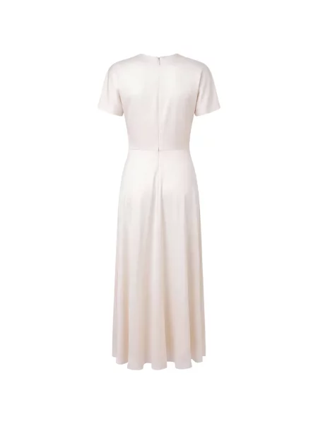 Scurt rochie midi Victoria Beckham alb