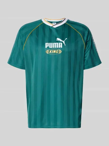 Koszulka o kroju regular fit z nadrukiem z logo Puma Performance zielona