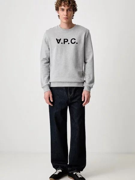 A.P.C. melegítőfelső férfi Bluza Sweat Vpc BLACK fekete