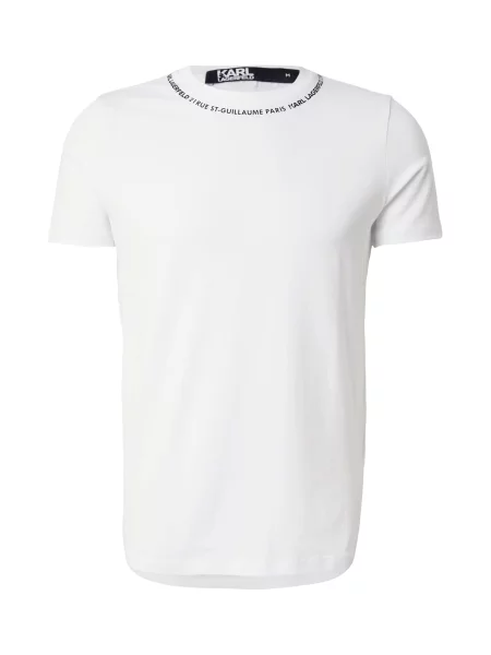 Karl Lagerfeld Tricou negru alb