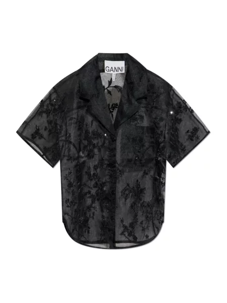 Koszula Ganni czarna