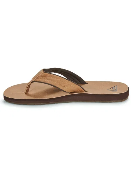 Sandale Quiksilver din nubuc maro