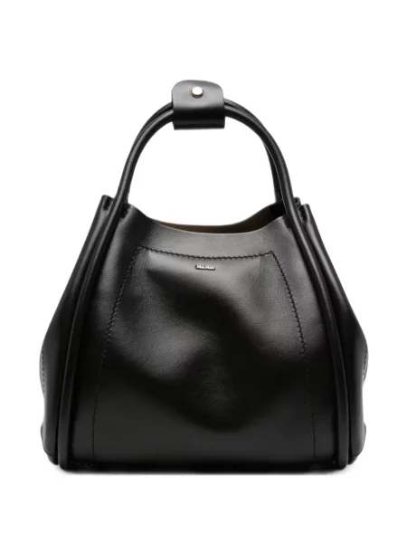 Geantă Max Mara din piele negru