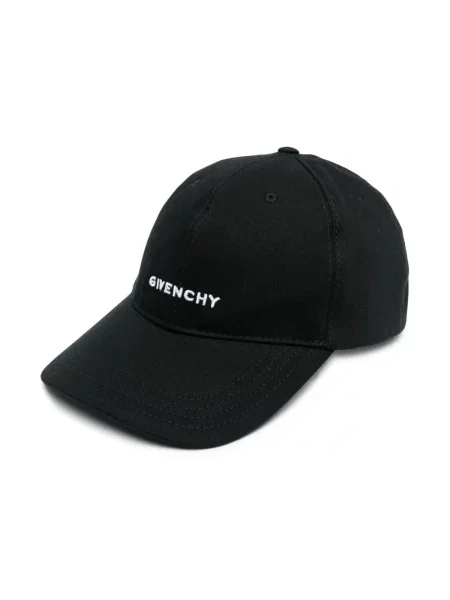 Czapka z daszkiem Givenchy z logo czarna
