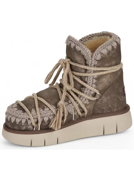 Botine Mou din piele maro