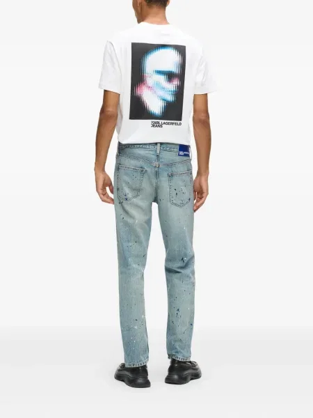 Blugi Karl Lagerfeld Jeans albastru