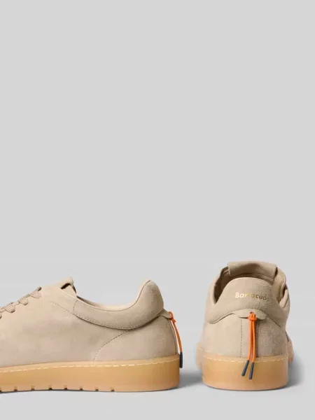 Sneakersy z naturalnej skóry z detalem z logo Barracuda