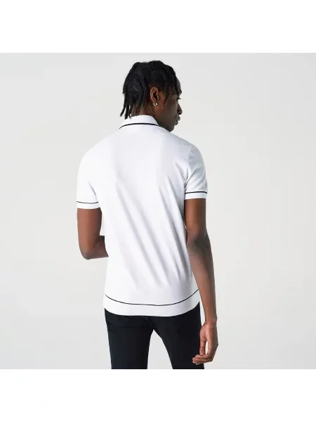 Классическое поло Lacoste белое