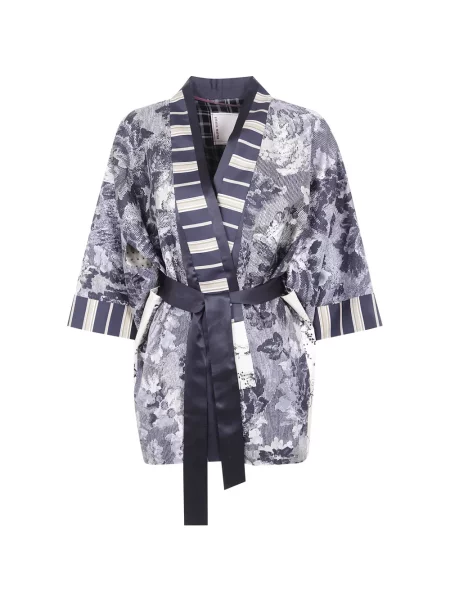 Palton Antonio Marras cu model floral cu imagine gri
