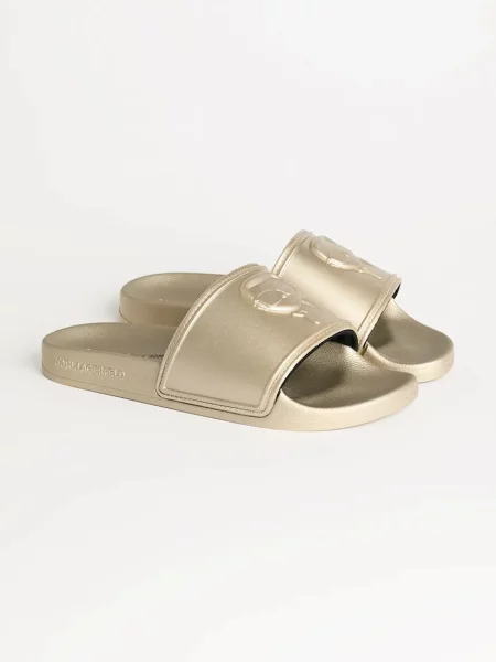 Шльопанці Karl Lagerfeld KONDO золотий