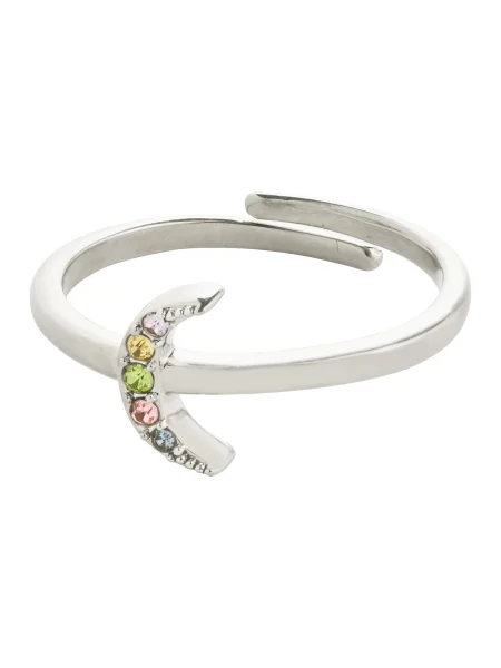 Pilgrim Prstan Lulu svetlo / svetlo zelena / roza / srebrna modra