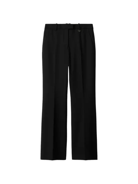 Pantaloni Burberry de lână negru