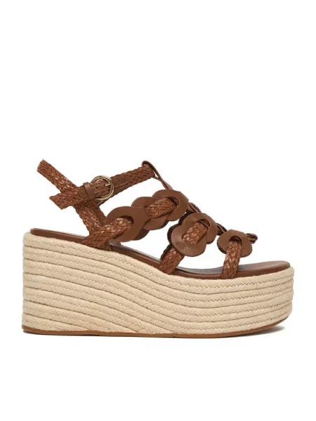 Эспадрильи Badura коричневые