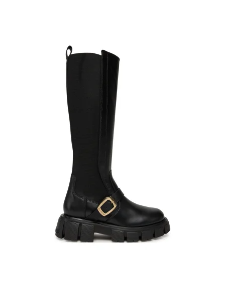 LOVE MOSCHINO Cizme negru