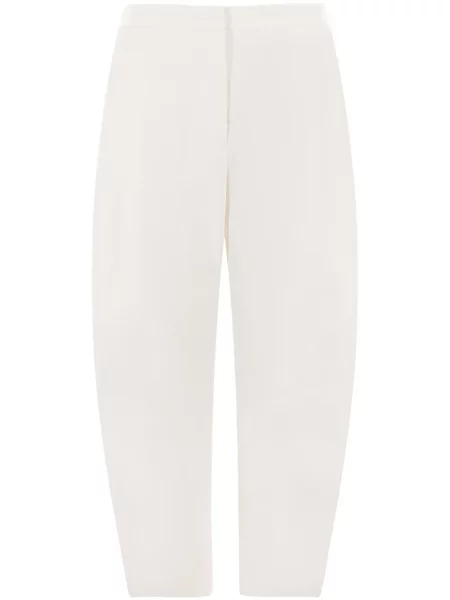 Pantaloni Jil Sander alb