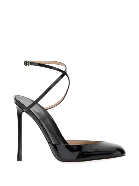Pantofi cu toc Tom Ford din piele cu bretele negru