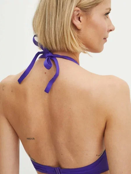 Chantelle biustonosz kąpielowy miękka miseczka fioletowy
