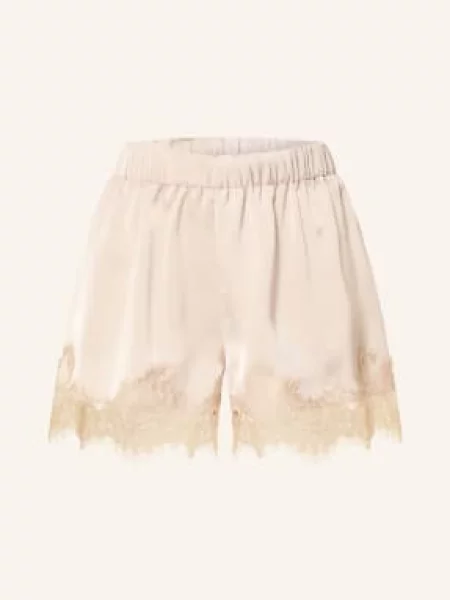 Sofie Schnoor Saténové Šortky Vada S Krajkou béžová