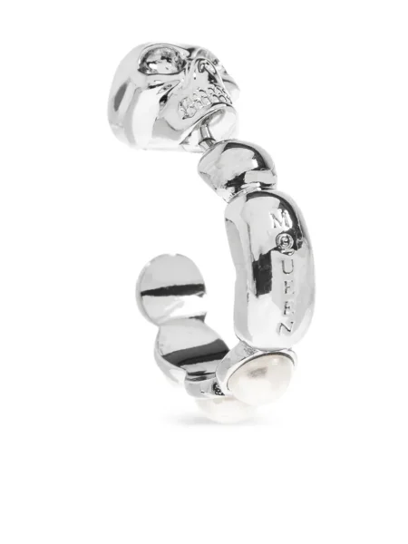 Náušnice Alexander Mcqueen stříbrné