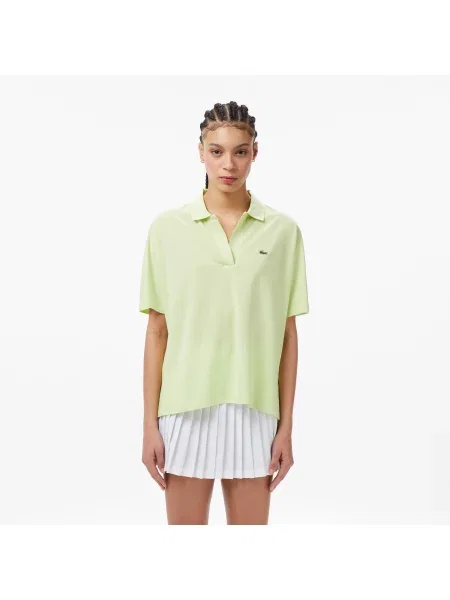 Lacoste Koszulka Polo Relaxed Fit Jasnozielona zielony