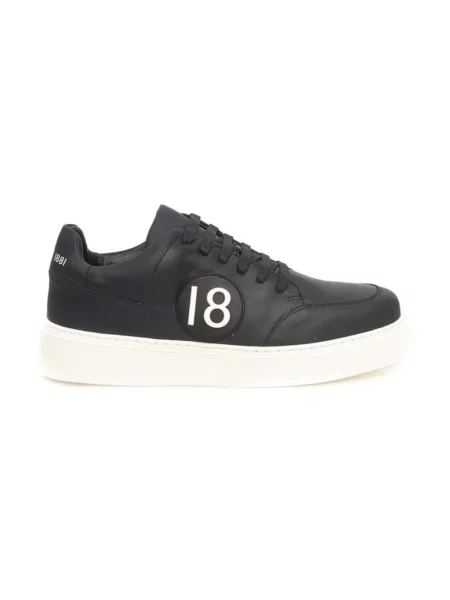 Sneakersy Cerruti 1881 skórzane niebieskie