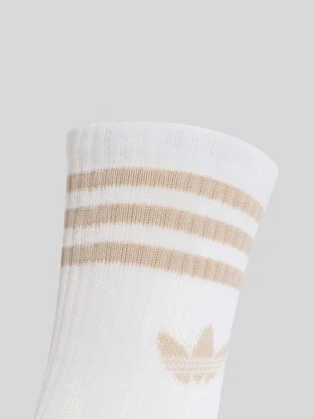 Skarpety z dodatkiem wełny w zestaw 3 szt. Adidas Originals białe