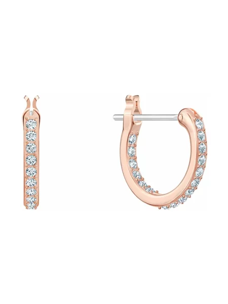 Kolczyki Swarovski różowe