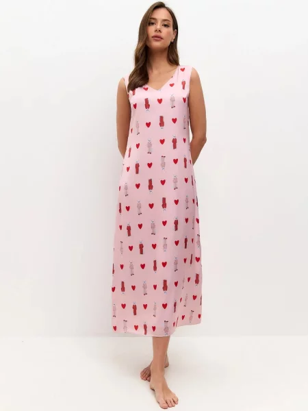 Cat e Lolette Letné šaty Loungewear dress' ružová