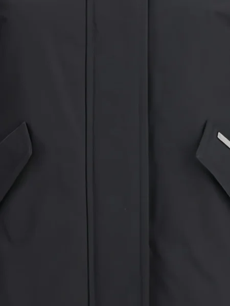 Geacă Woolrich cu glugă negru