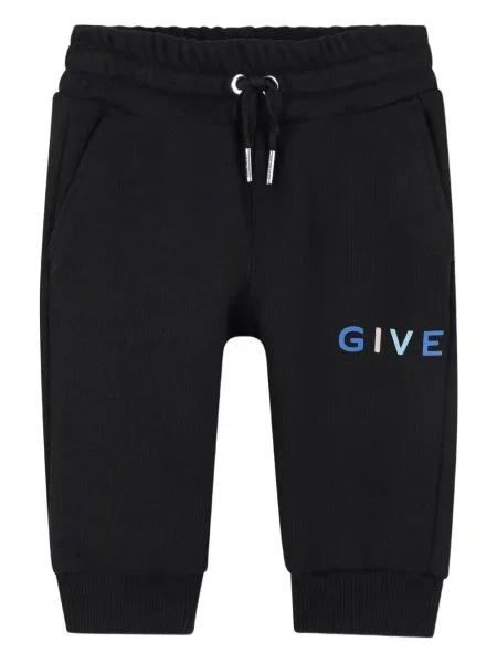 Spodnie dziecięce Givenchy czarne