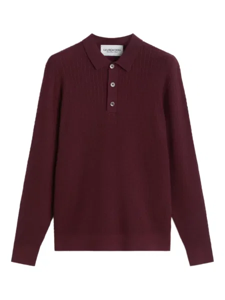 Polo Les Héritiers din jacard roșu